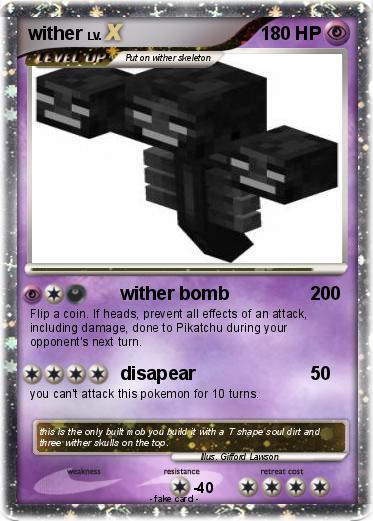 Pokemon wither