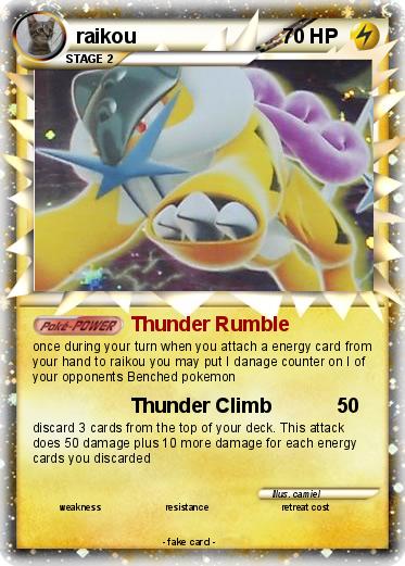Pokemon raikou