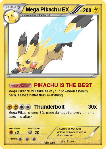Pokemon Mega Pikachu EX