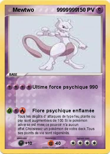 Pokemon    Mewtwo               9999999