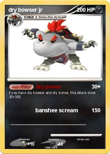 Pokemon dry bowser jr