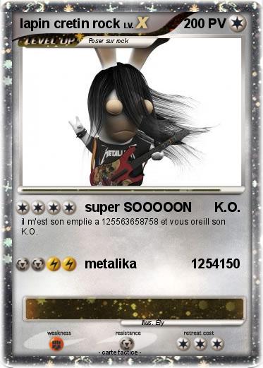 Pokemon lapin cretin rock