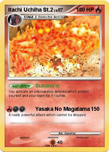 Pokemon Itachi Uchiha St.2
