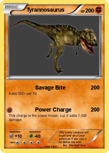 Pokemon Tyrannosaurus