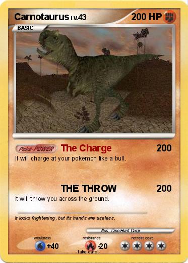 Pokemon Carnotaurus