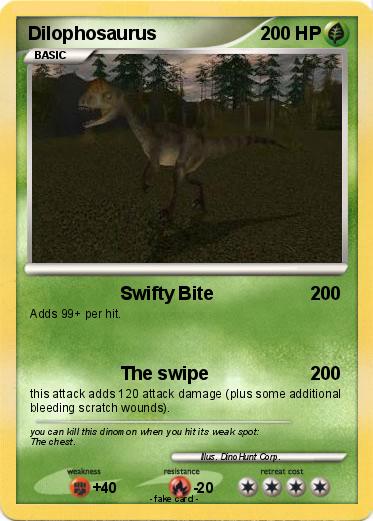 Pokemon Dilophosaurus