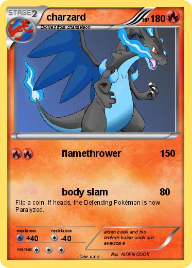 Pokemon charzard