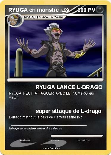 Pokemon RYUGA en monstre