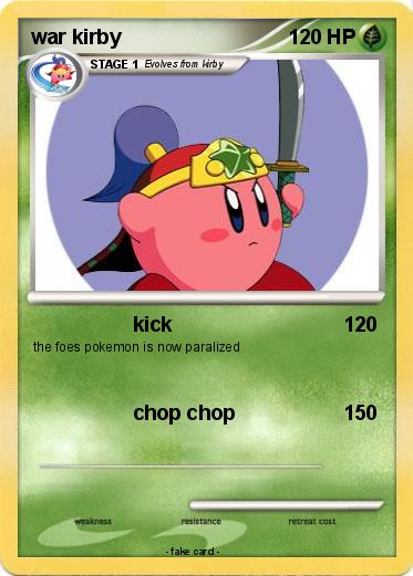 Pokemon war kirby