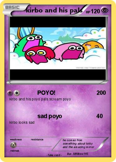 Pokemon kirbo and his pals