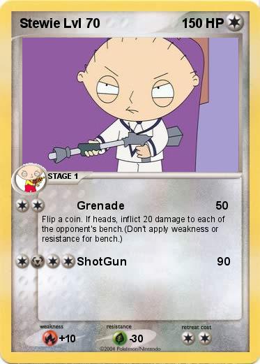 Pokemon Stewie Lvl 70