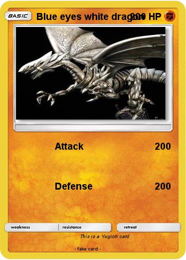 Pokemon Blue eyes white dragon