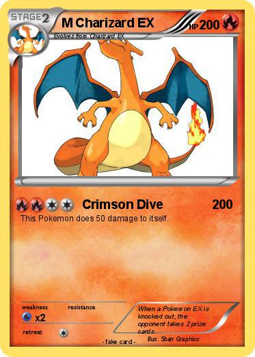 Pokemon M Charizard EX