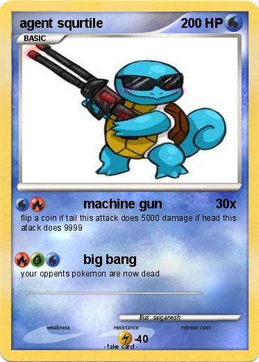 Pokemon agent squrtile