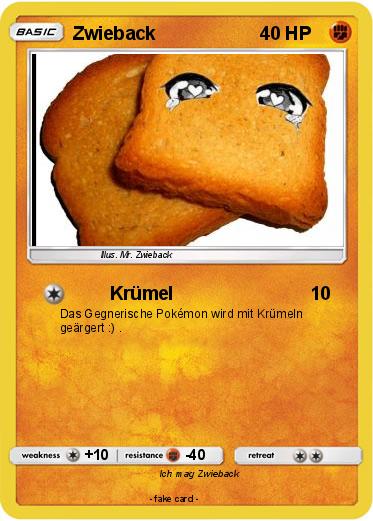 Pokemon Zwieback