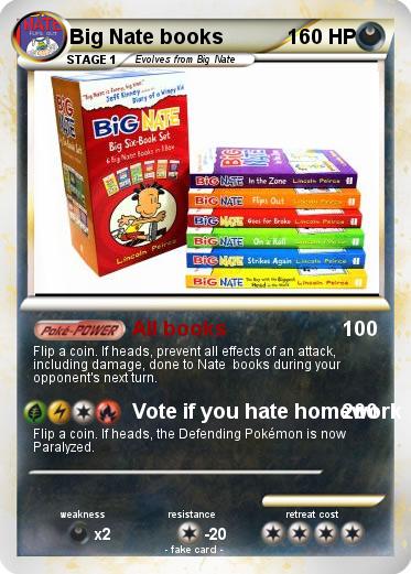 Pokemon Big Nate books