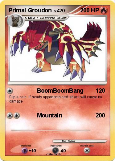 Pokemon Primal Groudon