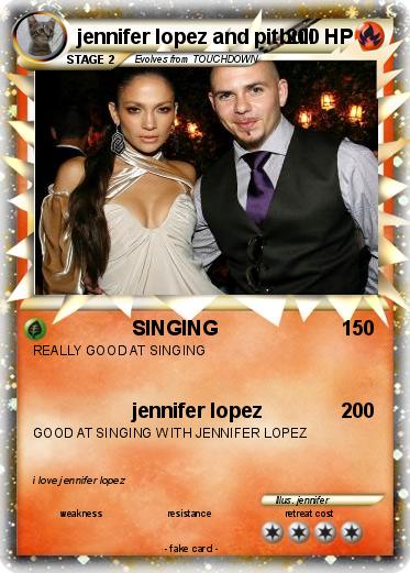 Pokemon jennifer lopez and pitbull