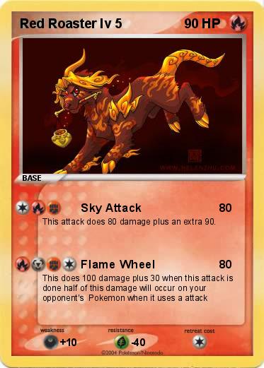 Pokemon Red Roaster lv 5