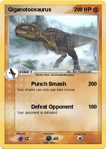 Pokemon Giganotoosaurus
