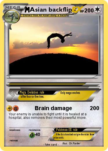 Pokemon Asian backflip