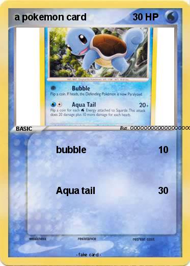 Pokemon a pokemon card