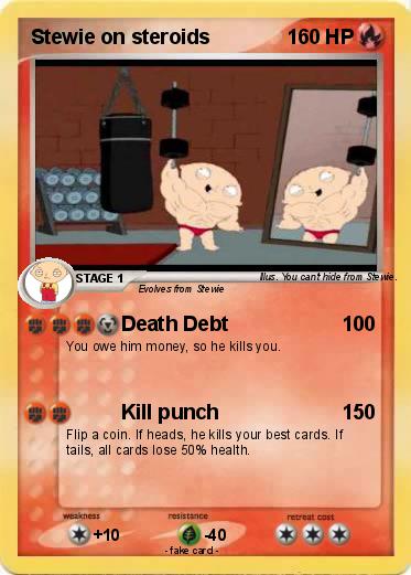 Pokemon Stewie on steroids