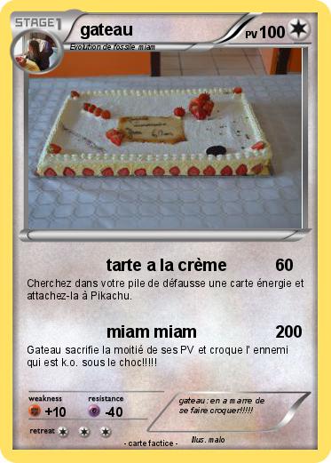 Pokemon gateau