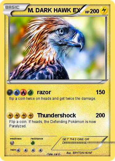 Pokemon M. DARK HAWK EX