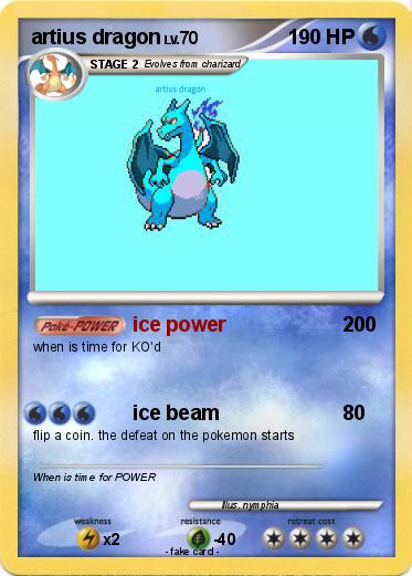 Pokemon artius dragon