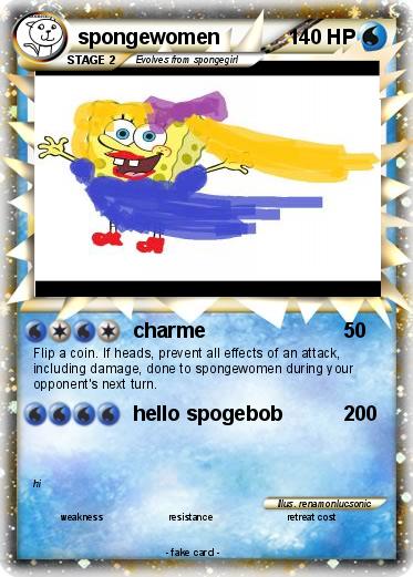 Pokemon spongewomen
