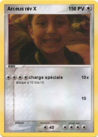 Pokemon Arceus niv X