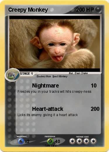 Pokemon Creepy Monkey