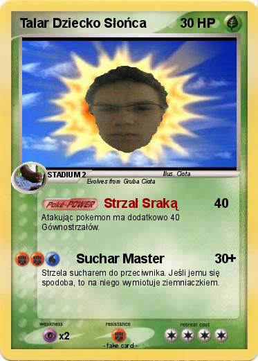 Pokemon Talar Dziecko Słońca