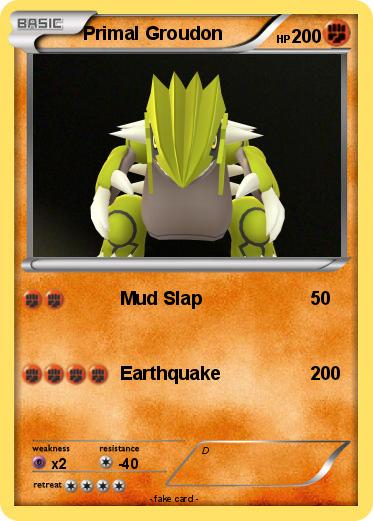 Pokemon Primal Groudon