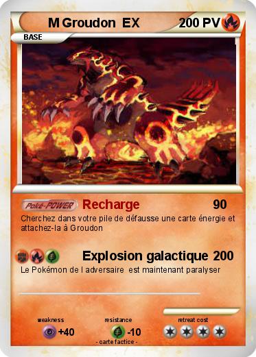 Pokemon M Groudon  EX