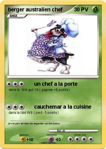 Pokemon berger australien chef