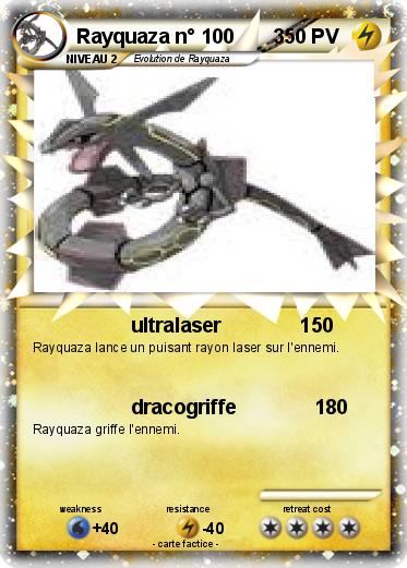 Pokemon Rayquaza n° 100       3