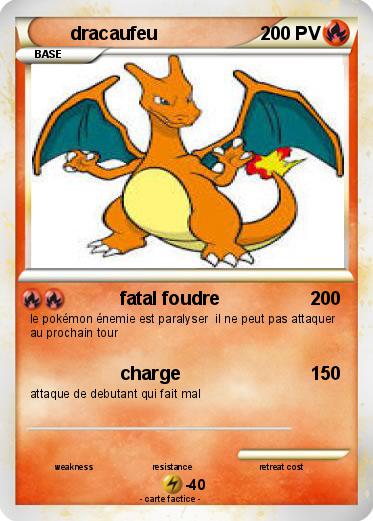 Pokemon dracaufeu