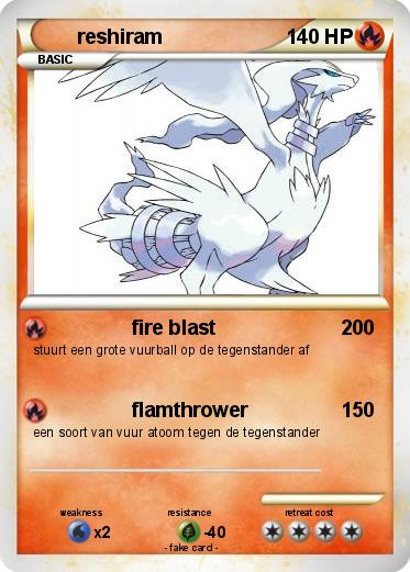 Pokemon reshiram