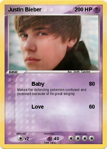 Pokemon Justin Bieber