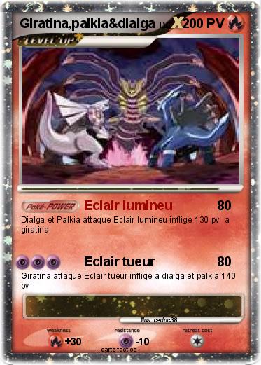 Pokemon Giratina,palkia&dialga