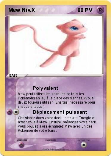 Pokemon Mew Niv.X