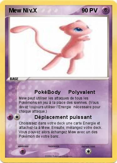 Pokemon Mew Niv.X