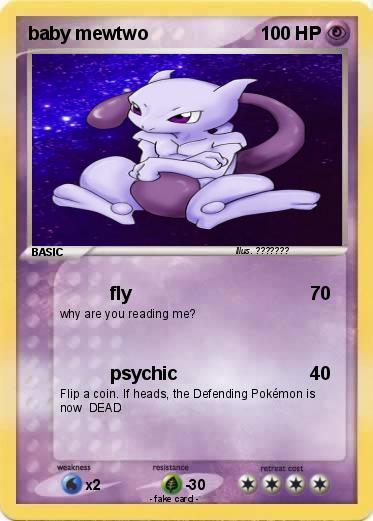 Pokemon baby mewtwo