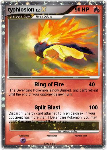 Pokemon typhlosion