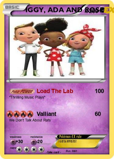 Pokemon IGGY, ADA AND ROSE