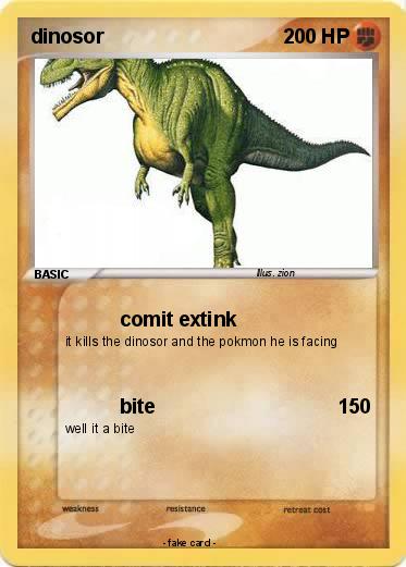 Pokemon dinosor