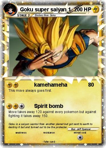 Pokemon Goku super saiyan 1