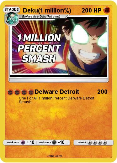 Pokemon Deku(1 million%)